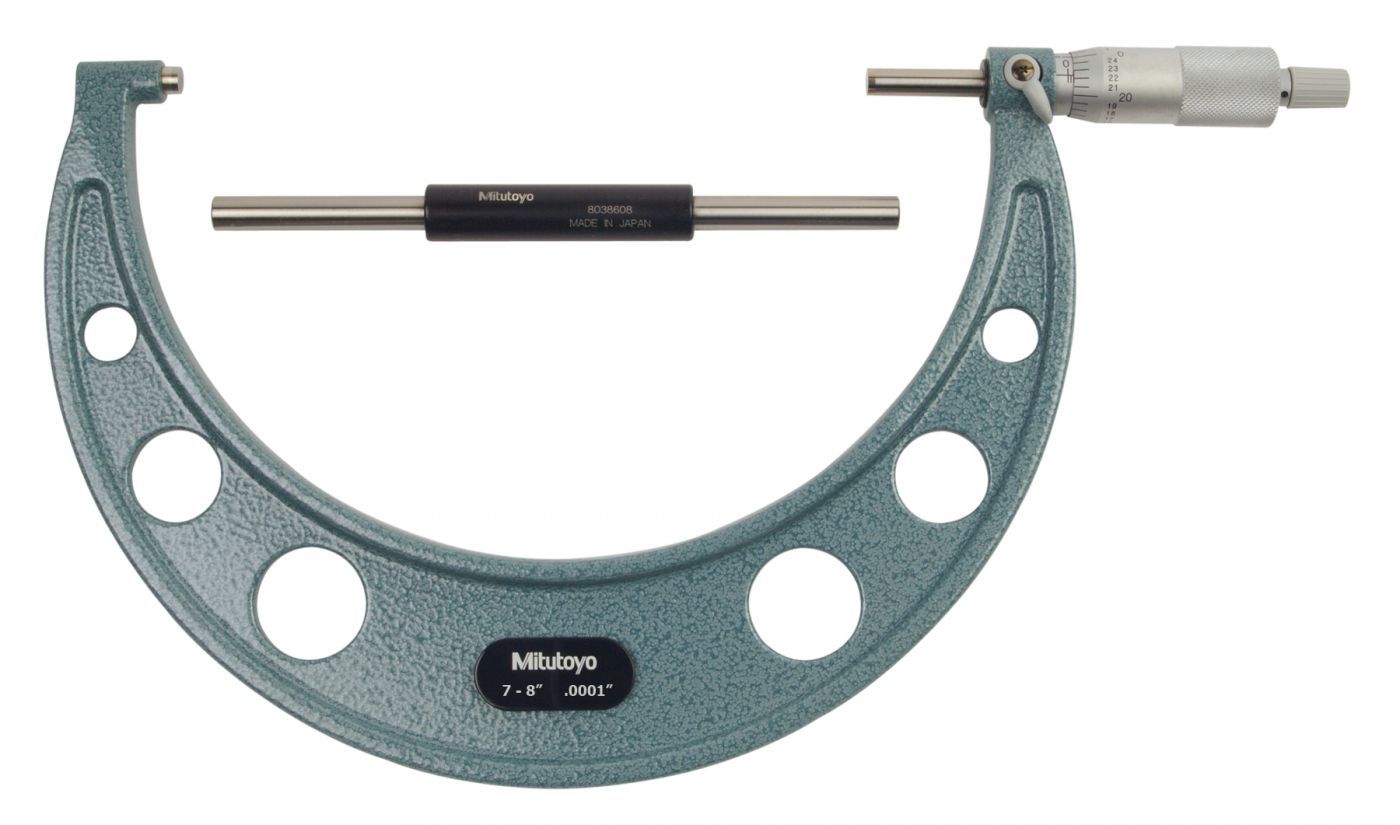 Mitutoyo 7 - 8 In Mechanical Micrometers - Micrometer (103-222)