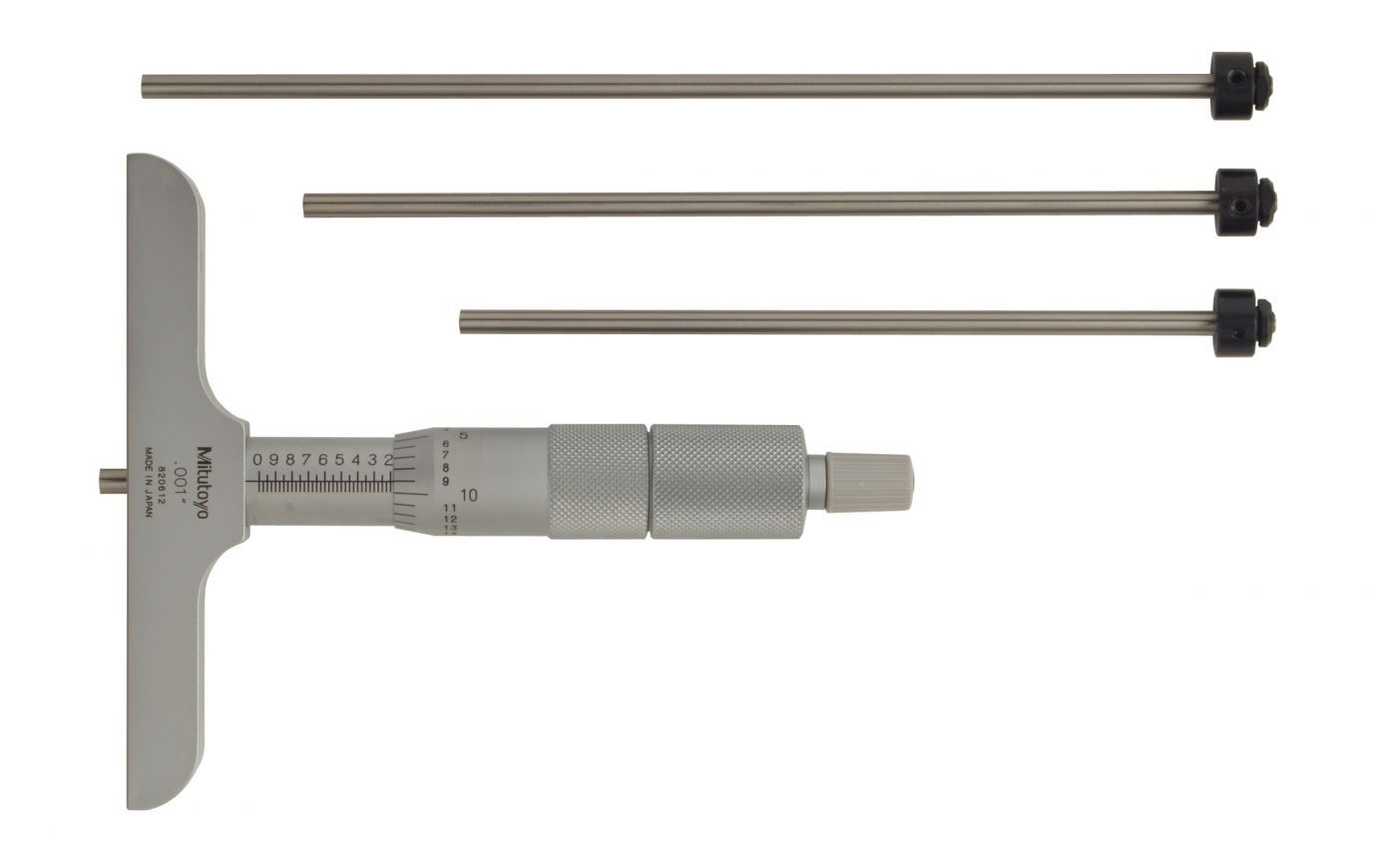Mitutoyo 4 In Mechanical Micrometers - Depth Micrometer (129-131)