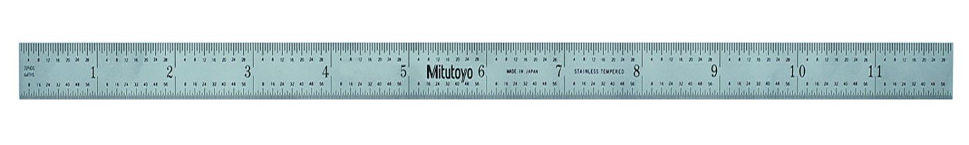 Mitutoyo 12 In Other Small Tools - Steel Rule (182-123)