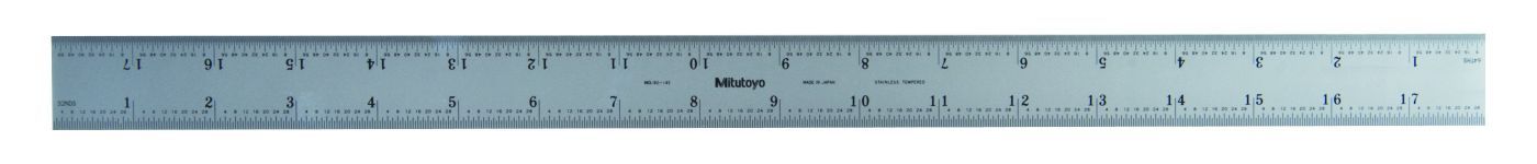 Mitutoyo 18 In/450mm Other Small Tools - Steel Rule (182-145)