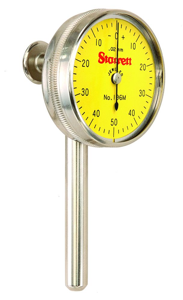 STARRETT 196MB5 Universal Back Plunger Dial Indicator (196MB5)