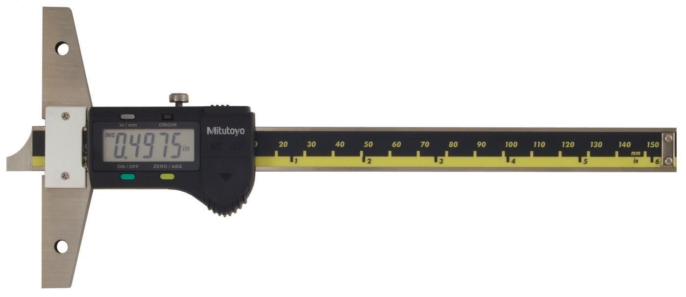 Mitutoyo 6 In/150mm Digimatic Caliper - Depth Gage (571-211-30)