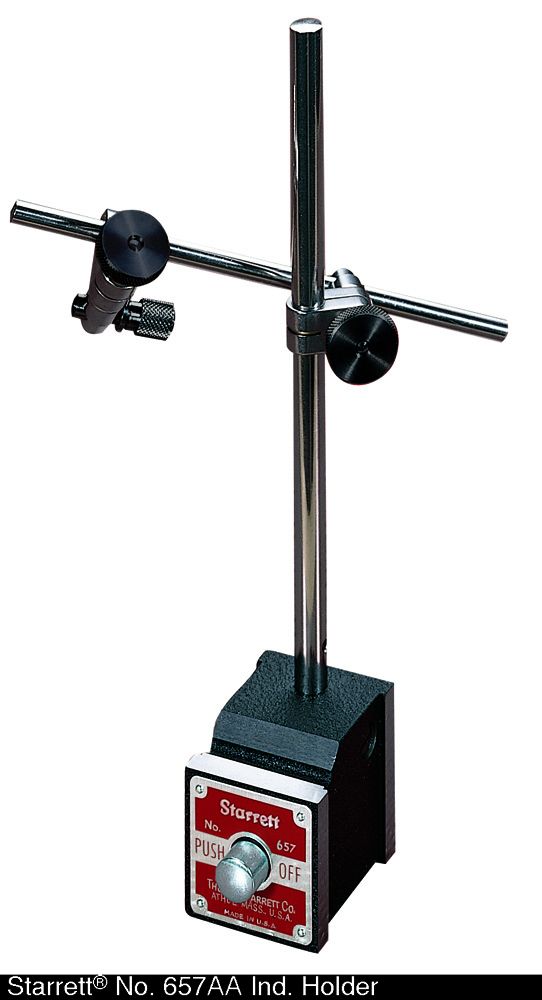 STARRETT 657AA Magnetic Base Indicator Holder - Complete Set (657AA)