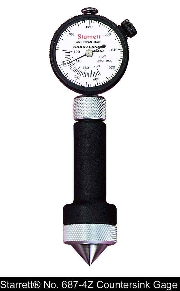 STARRETT 687-4Z Countersink Gage (687-4Z)