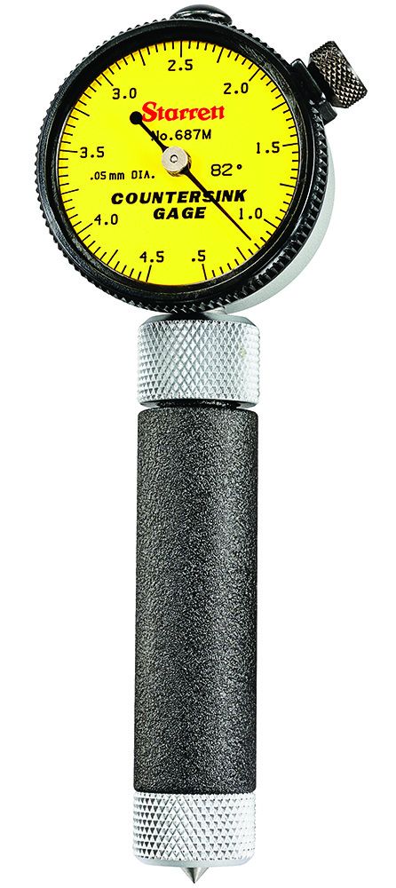 STARRETT 687M-1Z Countersink Gage (687M-1Z)