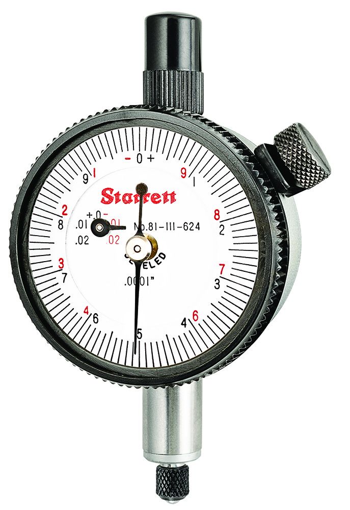 STARRETT 81-111-624J Dial Indicator with Double Row Figure (81-111-624J)