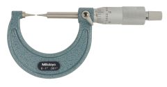 Mitutoyo 1 In Mechanical Micrometers - Point Micrometer (112-189)