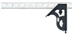 STARRETT 11H-12-16R 12" Combination Square with Square Head (11H-12-16R)