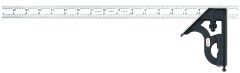 STARRETT 11H-18-4R 18" Combination Square with Square Head (11H-18-4R)