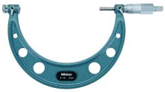 Mitutoyo 5 - 6 In Mechanical Micrometers - Screw Thread Micrometer (126-142)