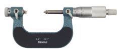 Mitutoyo 1 - 2 In Mechanical Micrometers - Screw Thread Micrometer (126-902)