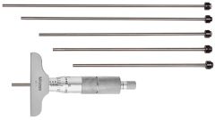 Mitutoyo 6 In Mechanical Micrometers - Depth Micrometer (129-128)