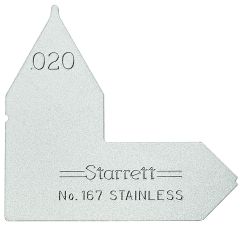 STARRETT 167-020 Individual Radius Gage (167-020)
