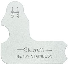 STARRETT 167-11/64 Individual Radius Gage (167-11/64)
