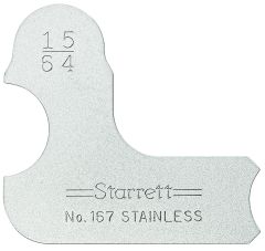 STARRETT 167-15/64 Individual Radius Gage (167-15/64)