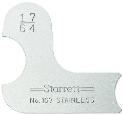 STARRETT 167-17/64 Individual Radius Gage (167-17/64)