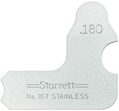 STARRETT 167-180 Individual Radius Gage (167-180)