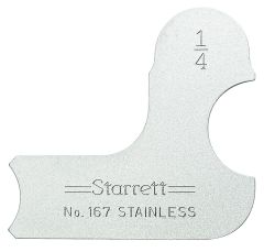 STARRETT 167-1/4 Individual Radius Gage (167-1/4)