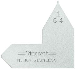 STARRETT 167-1/64 Individual Radius Gage (167-1/64)
