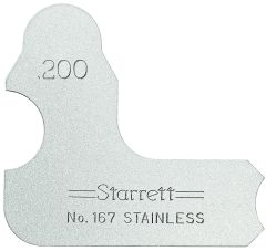 STARRETT 167-200 Individual Radius Gage (167-200)