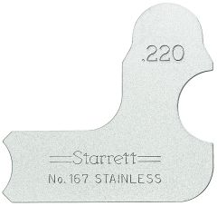 STARRETT 167-220 Individual Radius Gage (167-220)