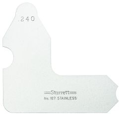 STARRETT 167-240 Individual Radius Gage (167-240)