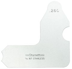 STARRETT 167-260 Individual Radius Gage (167-260)