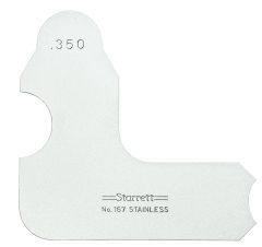 STARRETT 167-350 Individual Radius Gage (167-350)