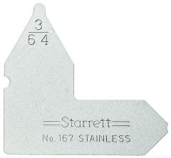 STARRETT 167-3/64 Individual Radius Gage (167-3/64)