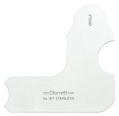 STARRETT 167-3/8 Individual Radius Gage (167-3/8)