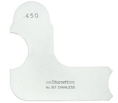 STARRETT 167-450 Individual Radius Gage (167-450)