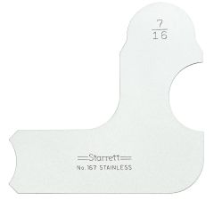 STARRETT 167-7/16 Individual Radius Gage (167-7/16)