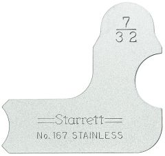 STARRETT 167-7/32 Individual Radius Gage (167-7/32)