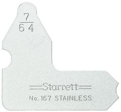STARRETT 167-7/64 Individual Radius Gage (167-7/64)