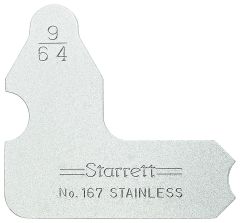 STARRETT 167-9/64 Individual Radius Gage (167-9/64)