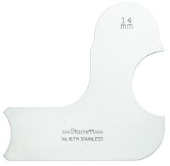 STARRETT 167M-14 Individual Radius Gage (167M-14)