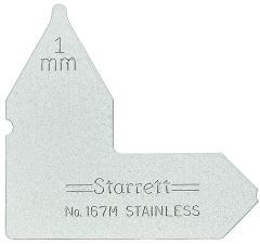 STARRETT 167M-1 1/2 Individual Radius Gage (167M-1)