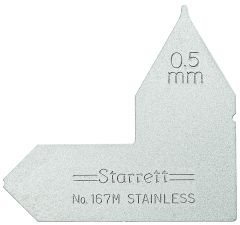 STARRETT 167M-1/2 Individual Radius Gage (167M-1/2)