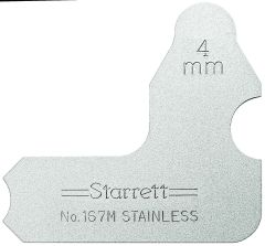 STARRETT 167M-4 Individual Radius Gage (167M-4)