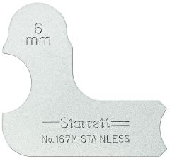 STARRETT 167M-6 1/2 Individual Radius Gage (167M-6)