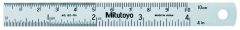 Mitutoyo 4 In, 100mm Other Small Tools - Steel Rule (182-301)