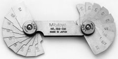 Mitutoyo 0.4mm - 6mm Other Small Tools - Radius Gage Set (186-110)