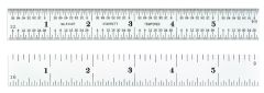 STARRETT 604R-6 Spring-Tempered Steel Rules with Inch Graduations (604R-6)