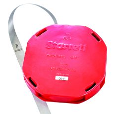STARRETT 666-4 Thickness Gauge, Feeler Stock in Rolls, 0.004" Thick, Inch Reading with Dispenser Case, 25' (7.6m) X 1/2" (12.7mm) (666-4)