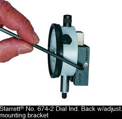 STARRETT 674-2 Back with Adjustable Mounting Bracket (674-2)
