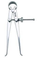 STARRETT 73A-4 Yankee Spring-Type Inside Calipers, 4" Size and Capacity, Solid Nut, Flat Leg (73A-4)