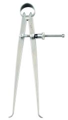STARRETT 73B-8 Yankee Spring-Type Calipers, Inside, 8" Size and Capacity, Quick-Spring Nut, Flat Leg (73B-8)