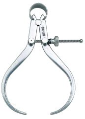 STARRETT 79A-4 Yankee Spring-Type Caliper, Outside, 4" Size and Capacity, Solid Nut, Flat Leg (79A-4)