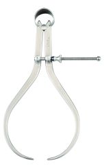 STARRETT 79A-8 Yankee Spring-Type Caliper, Outside, 8" Size and Capacity, Solid Nut, Flat Leg (79A-8)