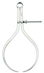 STARRETT 79B-12 Yankee Spring-Type Caliper, Outside, 12" Size and Capacity, Quick Spring Nut, Flat Leg (79B-12)